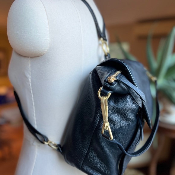 Vera Bradley 3-Way Pebble Leather Mallory Convertible Backpack, Crossbody, Short - Picture 3 of 11